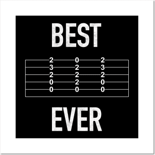 Best Dad Ever Guitar Chords. Father tablature. Posters and Art